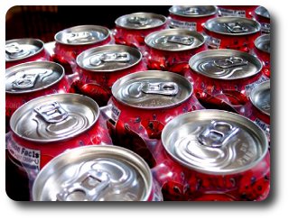 cans of pop